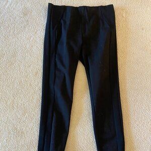 Ecru Elton Slim Pants DS/Ponte Combo with Side Ankle Zippers